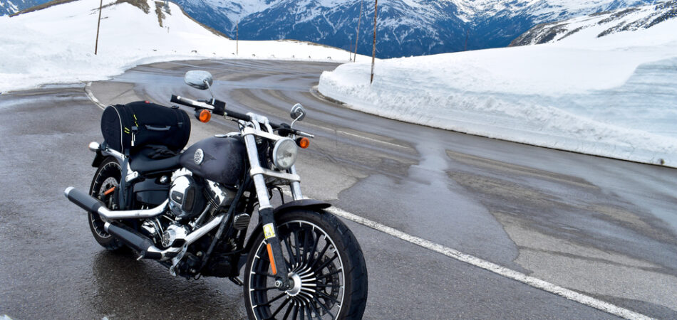 Innsbruck,/,austria, ,may,31,2019, ,motorbike,parked