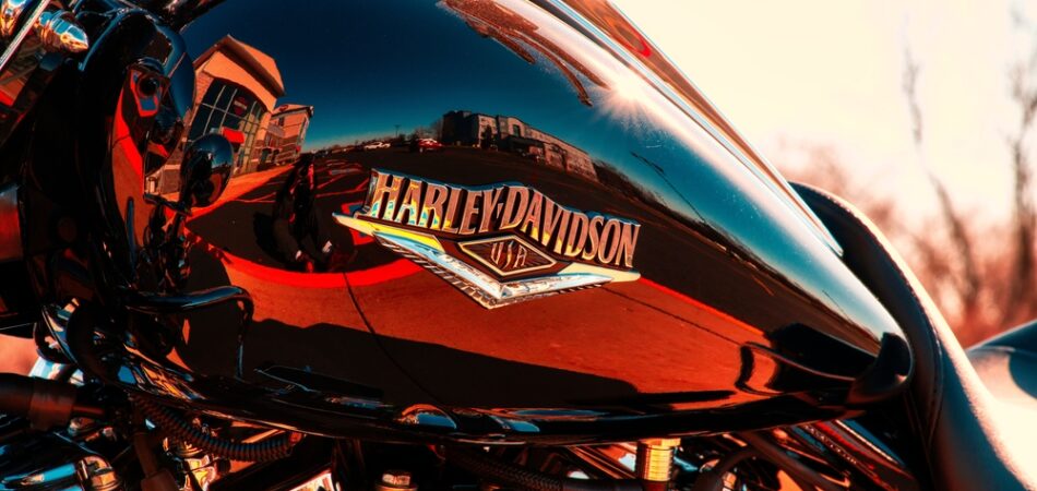 Madison,wisconsin,usa 01012023:,harley Davidson,motorcycle,logo, ,gas,tank,location.