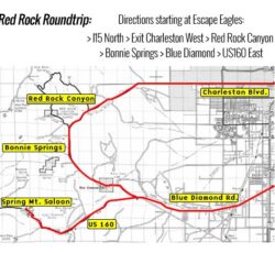 Red Rock Roadtrip White Back